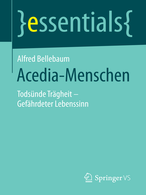 Title details for Acedia-Menschen by Alfred Bellebaum - Available